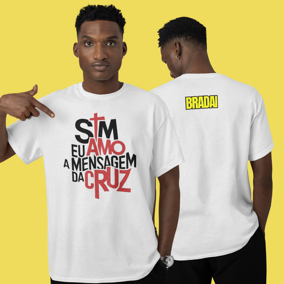 Camiseta Mensagem da Cruz