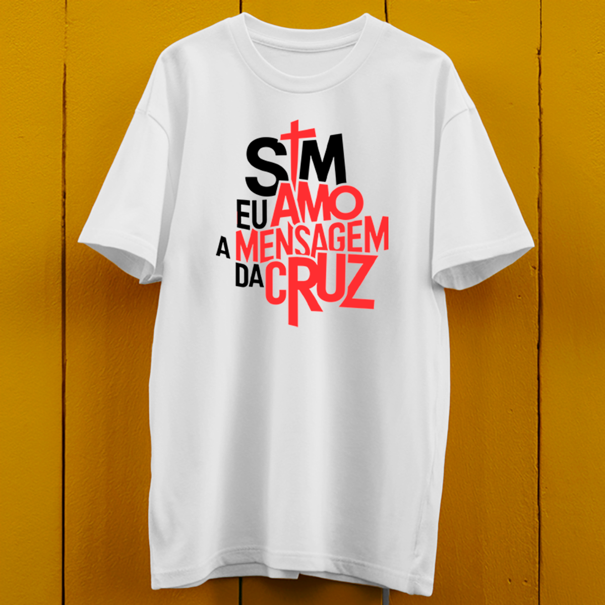 Nome do produto: Camiseta Mensagem da Cruz