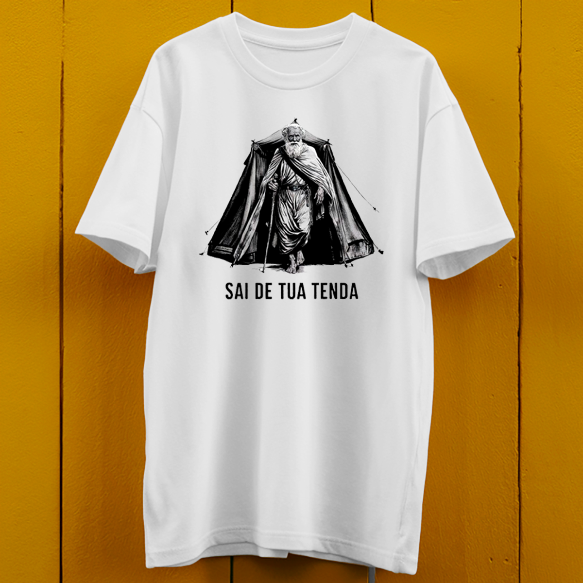 Nome do produto: Camiseta Sai de Tua Tenda