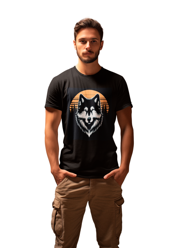 Camiseta Lobo - Entardecer