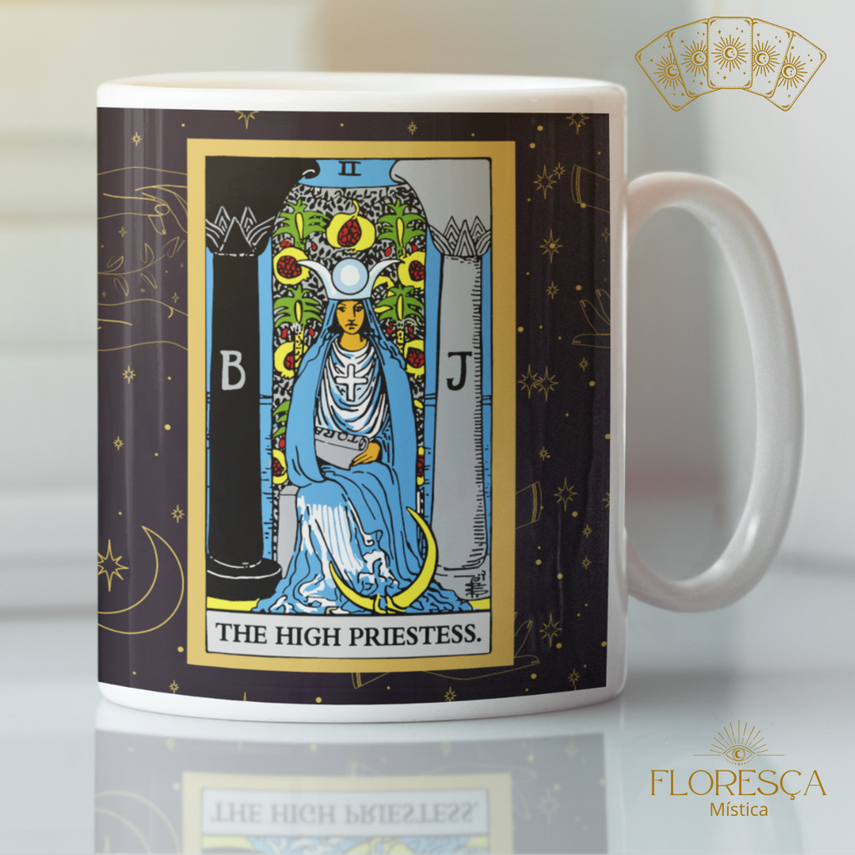 Nome do produto: Coleção 22 Arcanos do Tarot black - A sacerdotisa