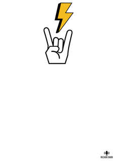 Nome do produtoCamiseta estilizada de rock com frase 