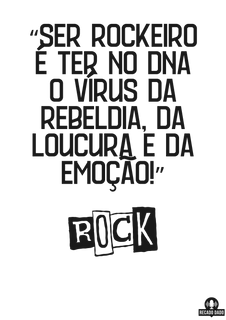 Nome do produtoCamiseta de Rock com frase inspiradora 