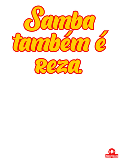 Nome do produtoCamiseta feminina de samba com a frase 