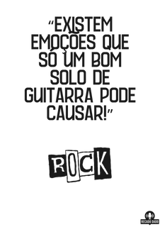 Nome do produtoCamiseta de rock com frase 