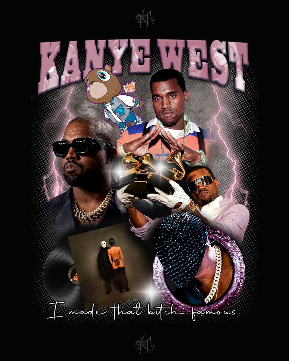 Nome do produto: Camisa Kanye West - Famous