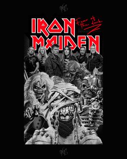 Camisa Iron Maiden - Fear of the Dark