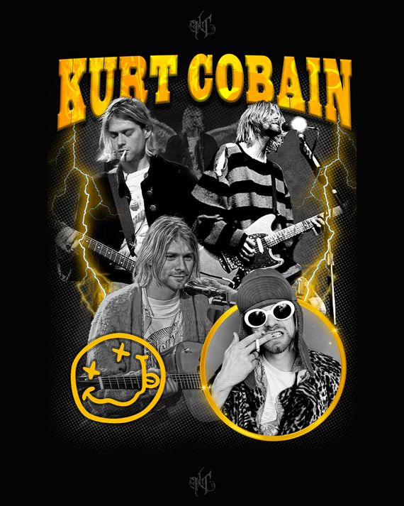 Camisa Kurt Cobain