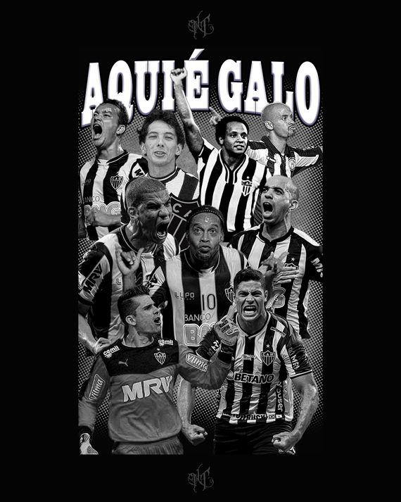 Camisa Atlético MG - Idolos s/ escudo