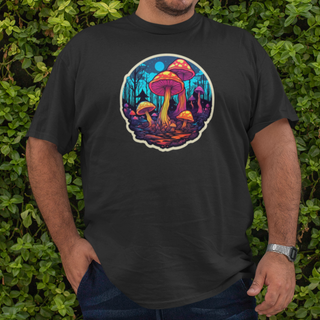 Camiseta Unissex Plus Size Magic Mushroom