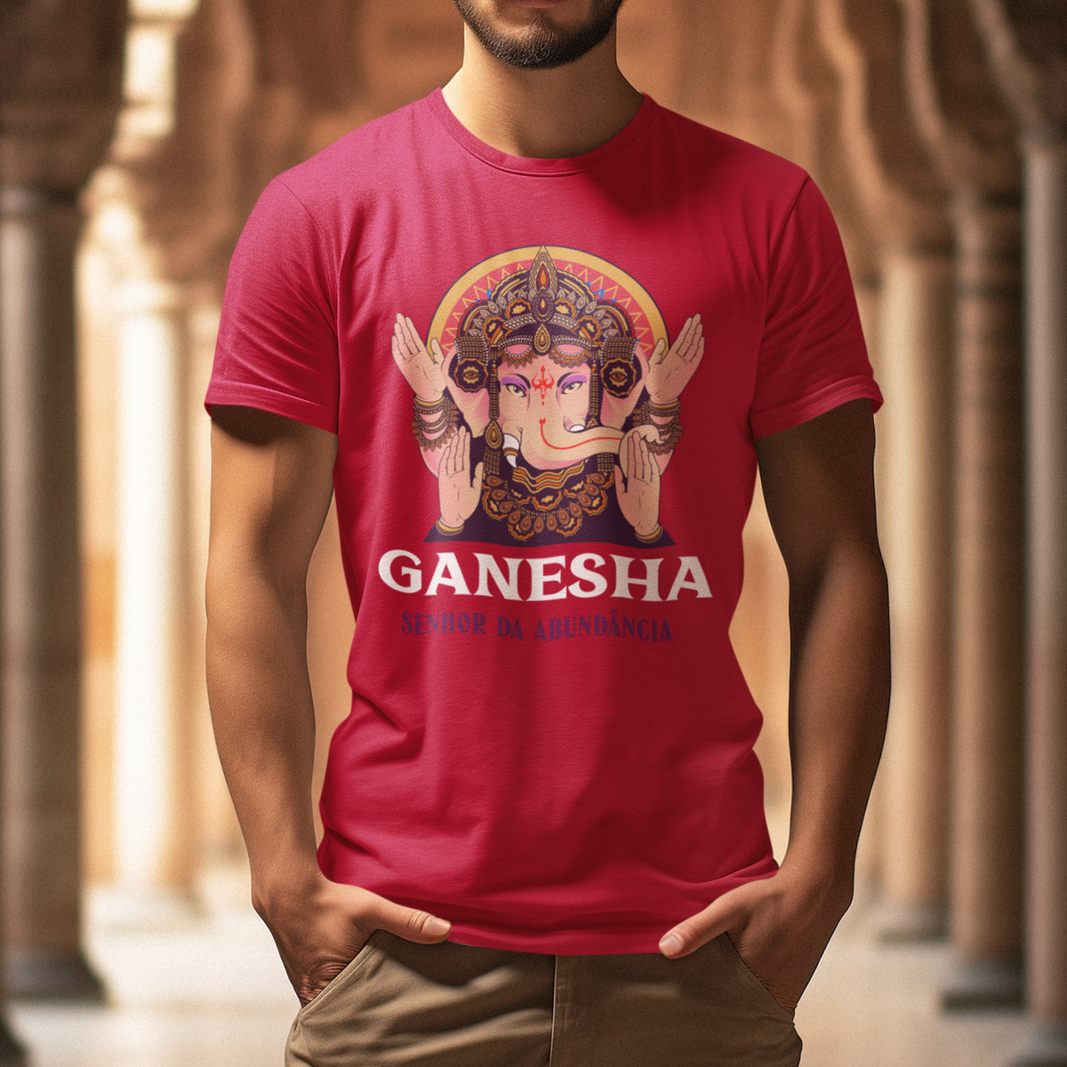 Nome do produto: Camiseta Unissex Ganesha