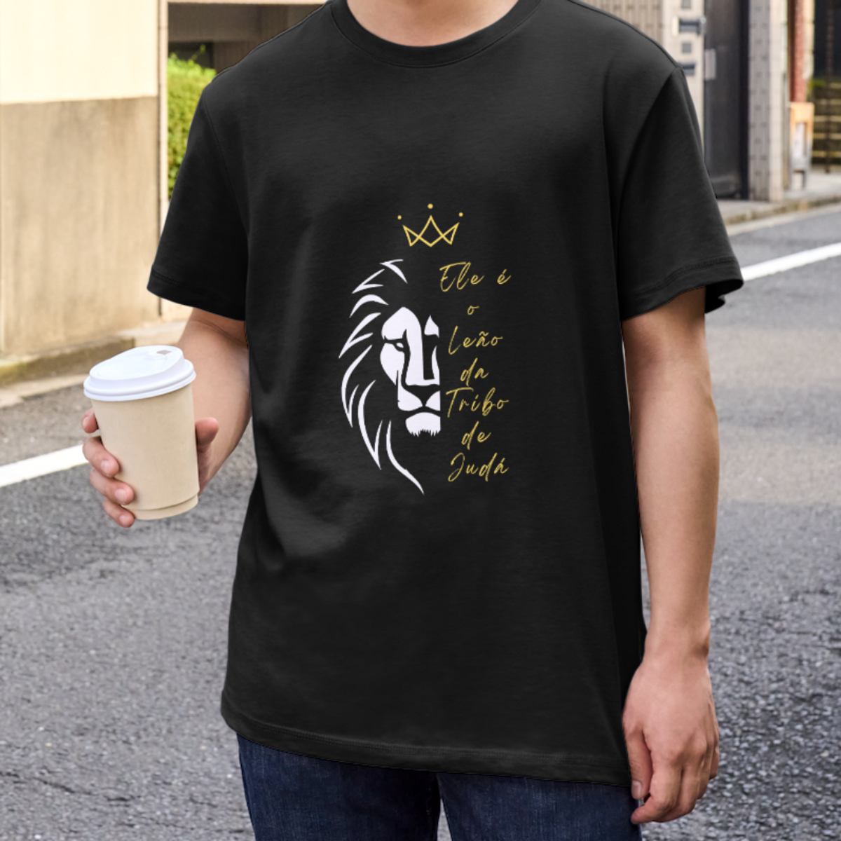Nome do produto: Camiseta - Leão da Tribo de Judá