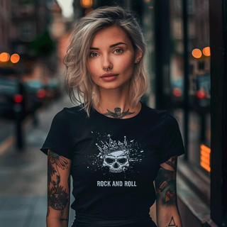 Camiseta - Rock and Roll - Feminina
