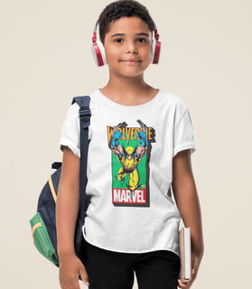 Camisa Wolverine Marvel Infantil (10 a 14)