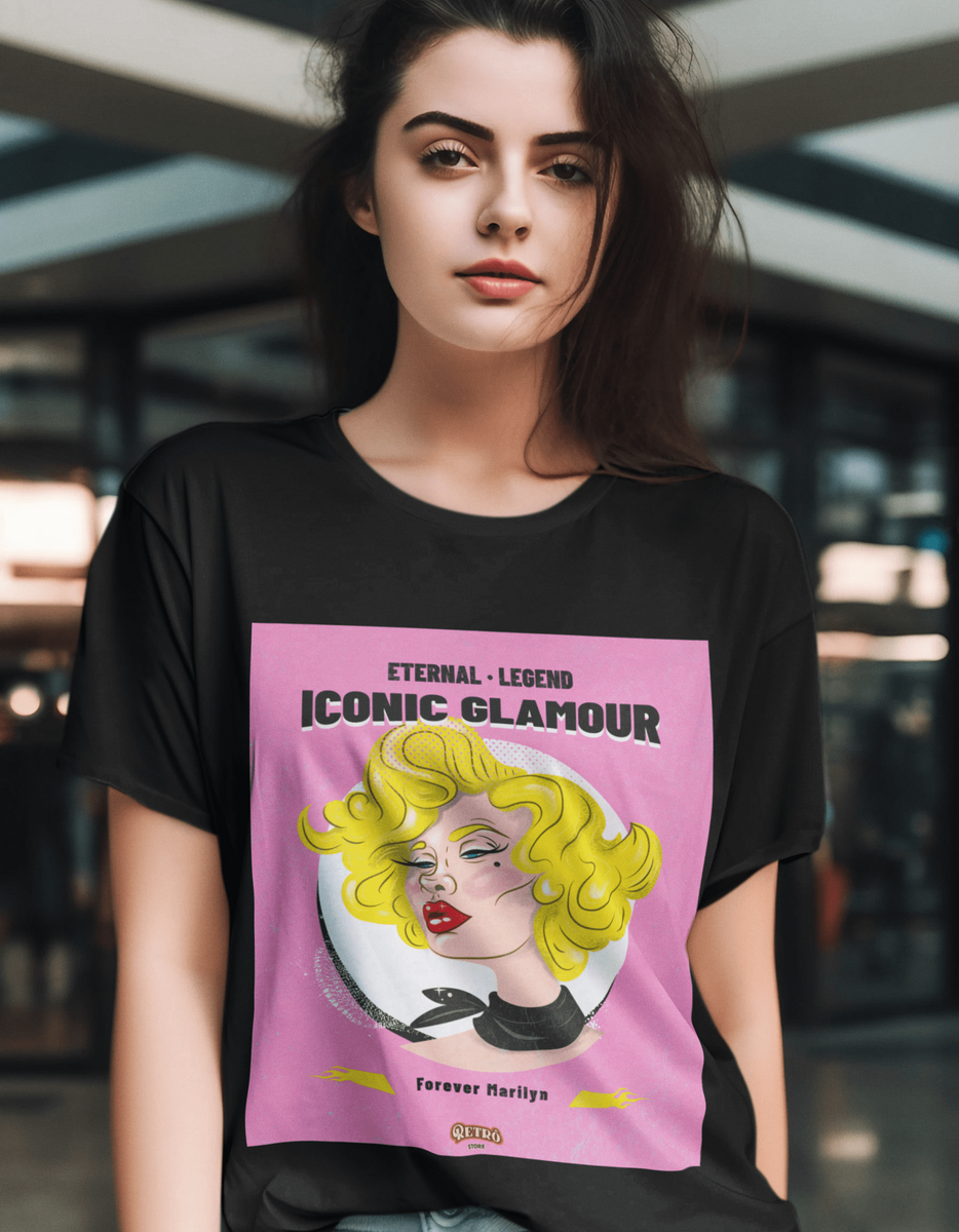 Nome do produto: Camisa Retrô Iconic Glamour Unissex