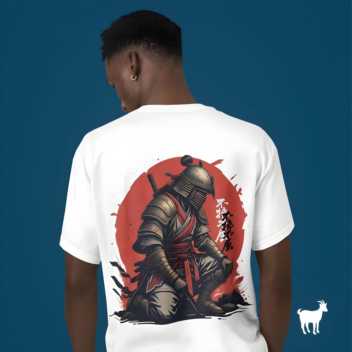 Nome do produto: Blood and Honor - T-Shirt Branca Samurai Redemption