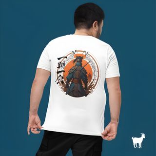 Blood and Honor - T-Shirt Plus Size Branca Samurai Ichigo