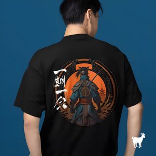 Blood and Honor - T-Shirt Preta Samurai Ichigo
