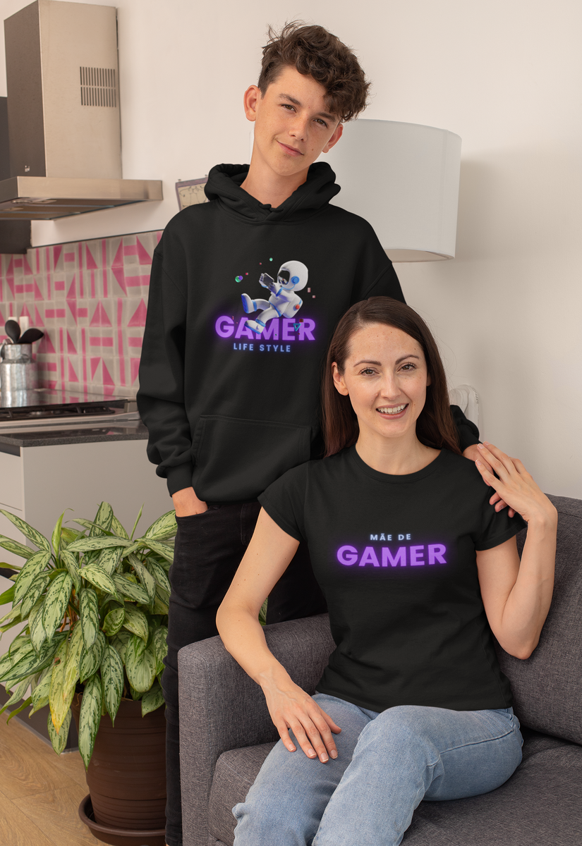 Nome do produto: Camiseta Mãe de Gamer 