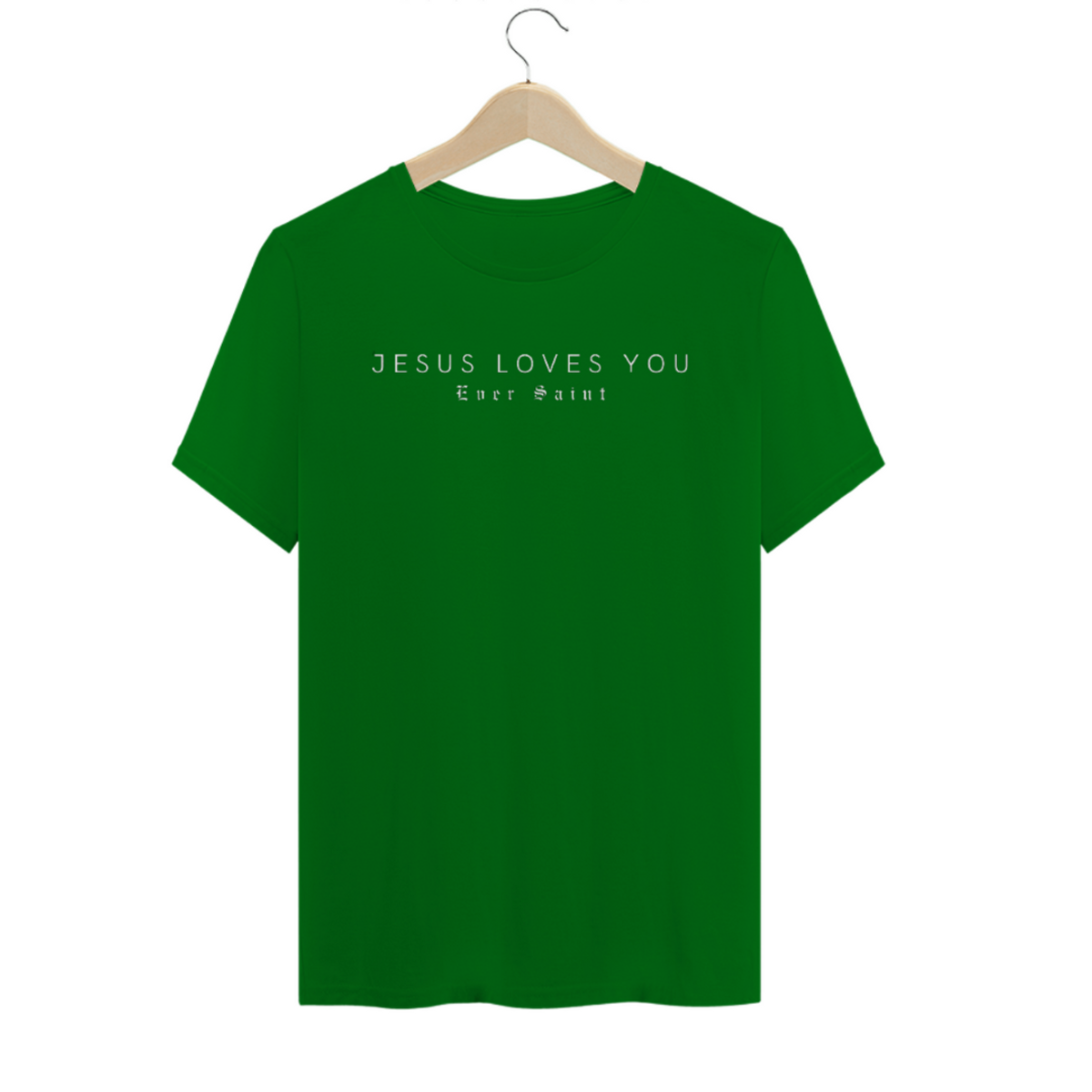 Nome do produto: Camiseta Ever Saint Jesus Loves You