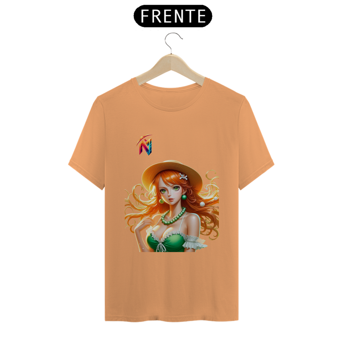 Nome do produto: Camiseta Estonada - Nami O Sonho / One Piece /
