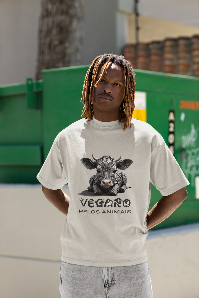 Nome do produto: Camiseta Oversized Vaquinha