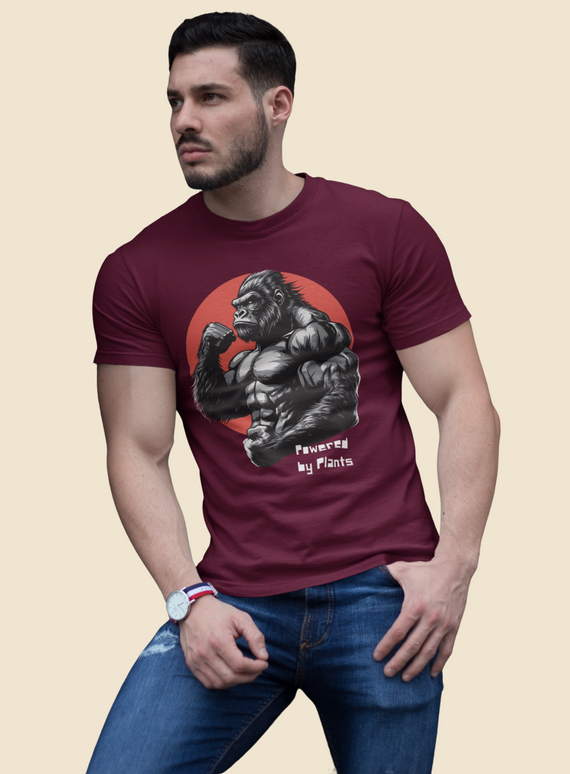 Camiseta Musculação Vegana Gorila