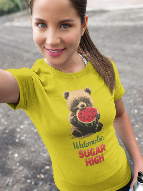 Camiseta Baby Look Watermelon Sugar High 