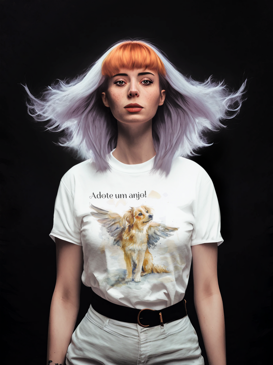 Nome do produto: Camiseta Adote um anjo - unisex