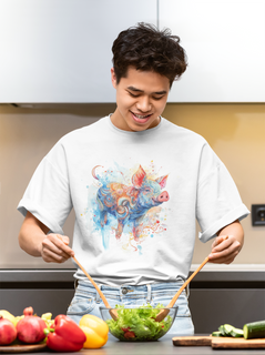 Camiseta Porco Encantado - T-shirt Unisex 