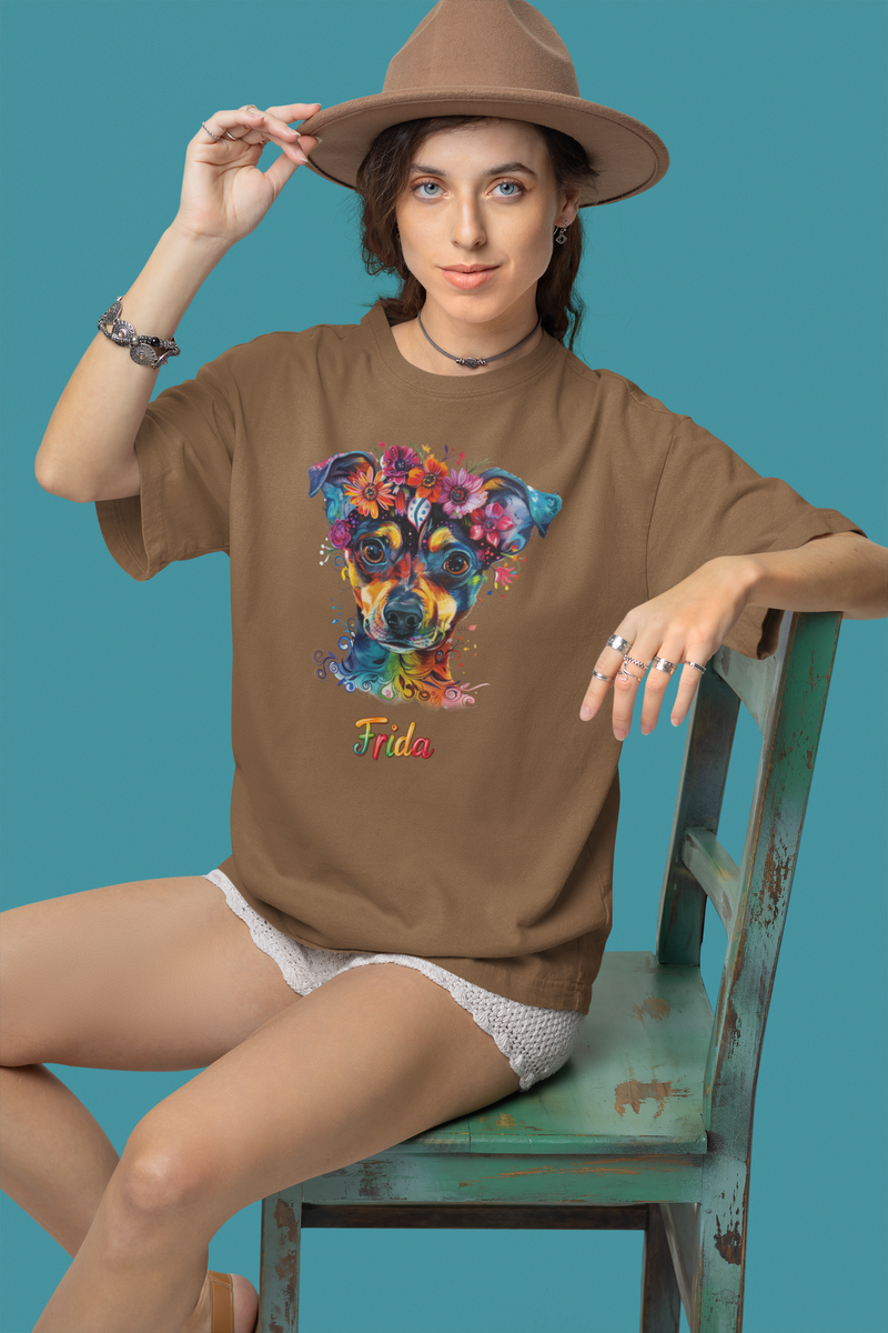 Nome do produto: Camiseta Oversized Frida