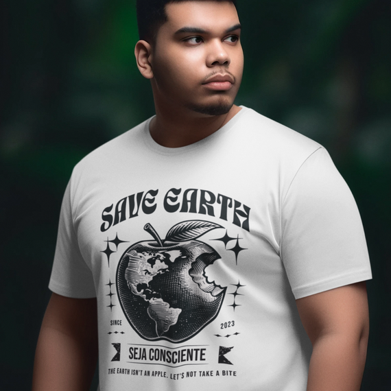 Camiseta Plus Size SALVE A TERRA