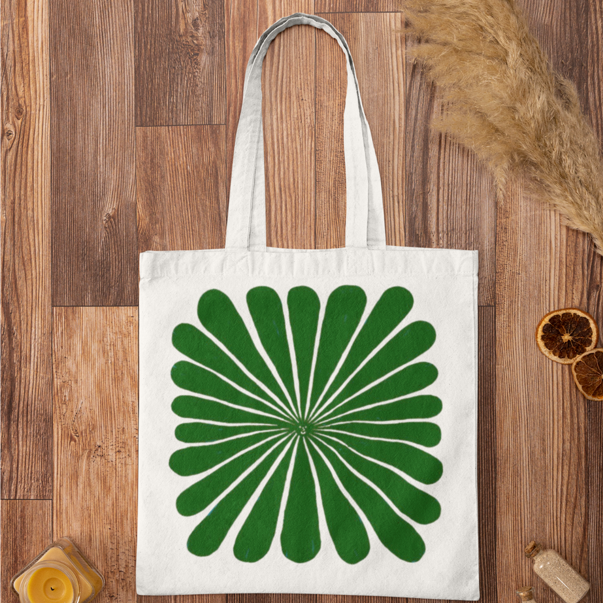 Nome do produto: Bolsa Ecobag Raios Verdes