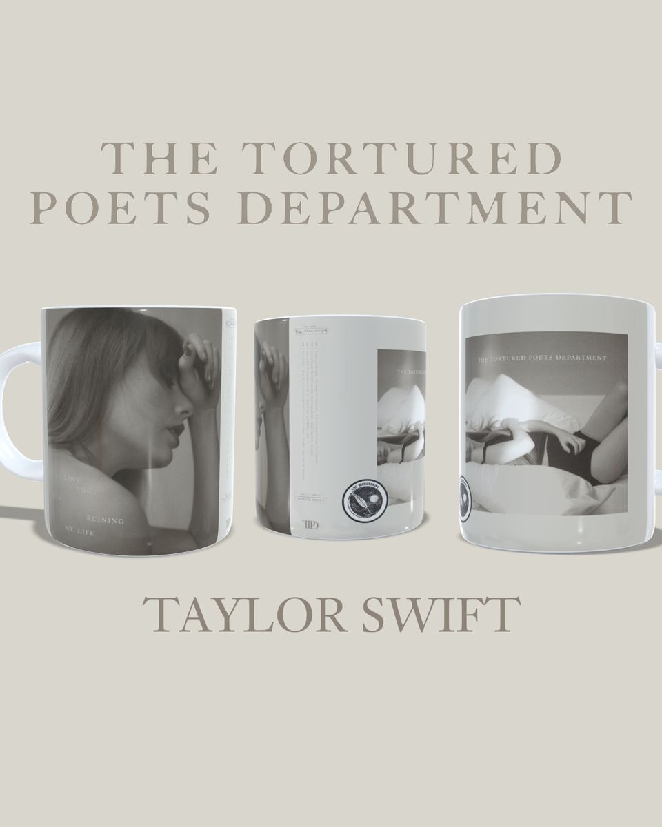 Nome do produto: CANECA TAYLOR WIFT THE TORTURED POETS DEPARTMENT