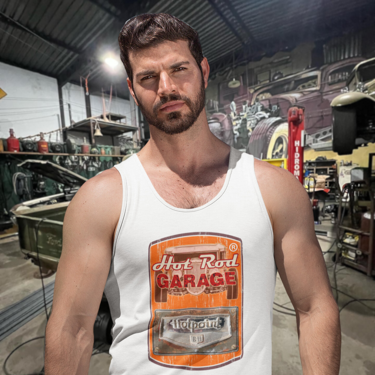 Nome do produto: Camiseta Regata Hotpoint Garage - Unissex