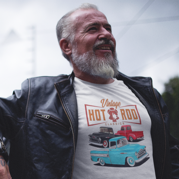 Camiseta Hot Rod Pickups - Unissex