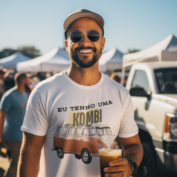 Camiseta Eu tenho Uma Kombi - Unissex