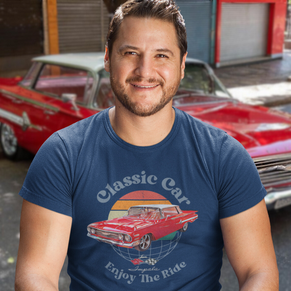 Camiseta Classic Car Impala  - Unissex