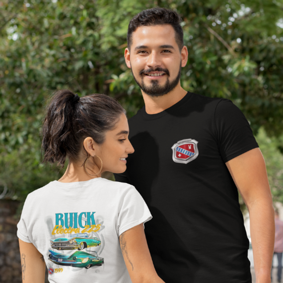 Camiseta Buick Electra 225 1959  - Frete e Verso - Unissex