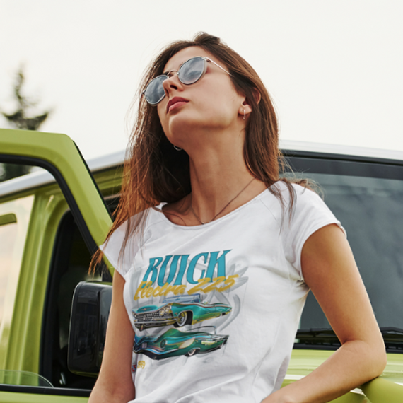 Camiseta Baby Look - Buick Electra 225 - Feminina