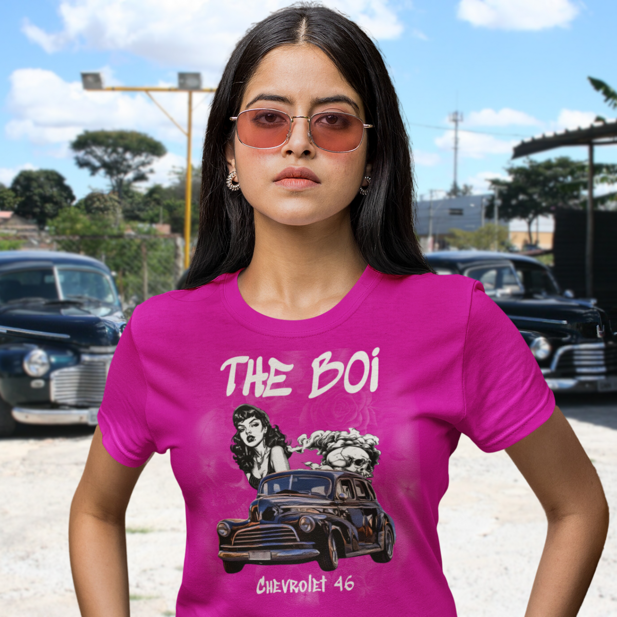 Nome do produto: Camiseta Hot Rod The Boi - Feminina