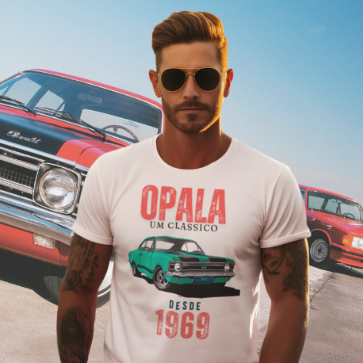 Nome do produto: Camiseta Opala Um Classico - Unissex