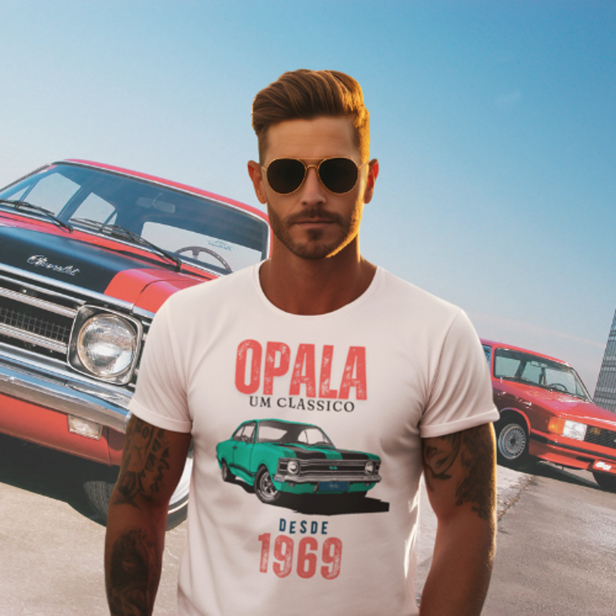 Nome do produto: Camiseta Opala Um Classico - Unissex