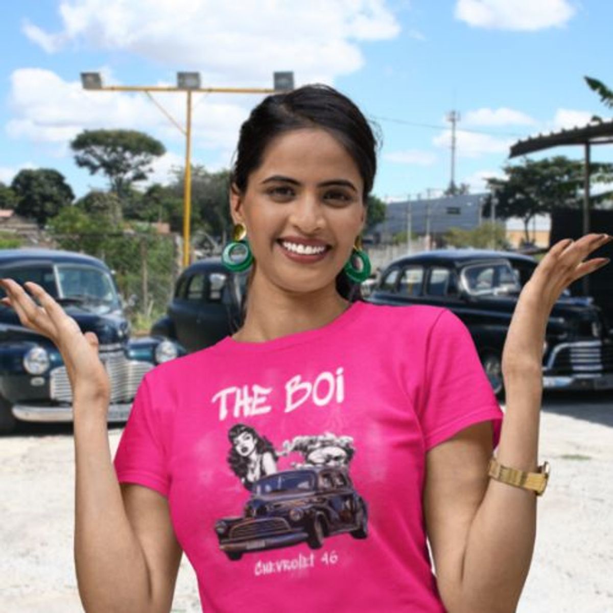 Nome do produto: Camiseta Hot Rod The Boi - Feminina