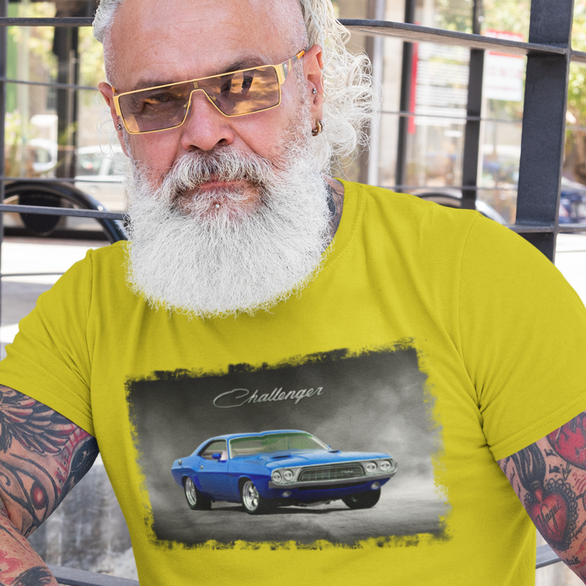 Nome do produto: Camiseta Dodge Challenger - Unissex