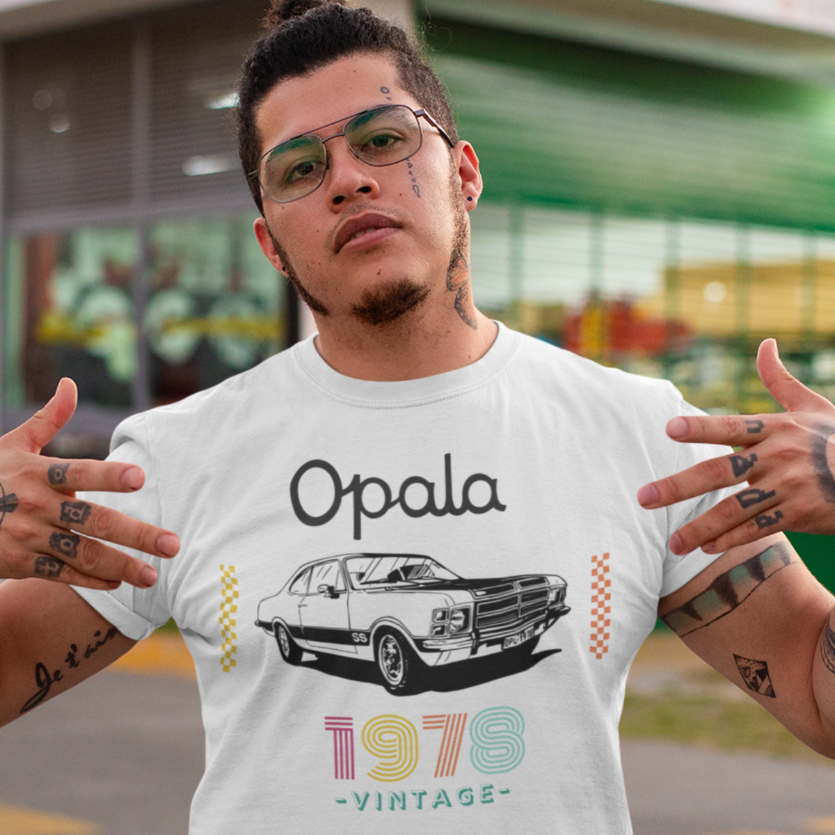 Nome do produto: Camiseta Opala 1978 Vintage - Unissex