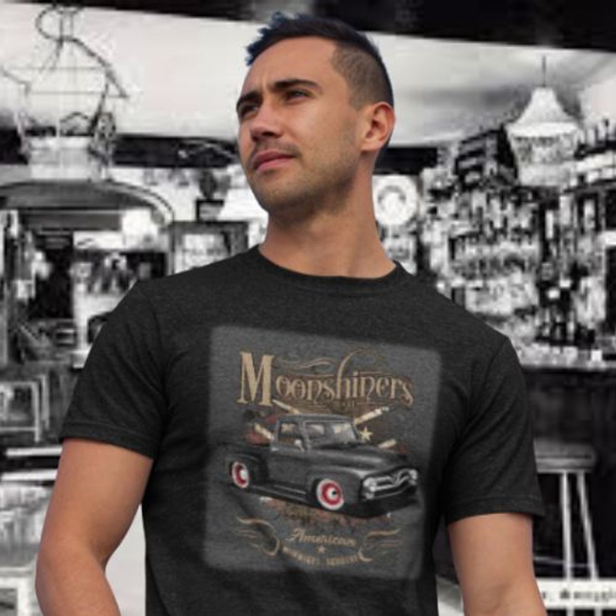 Nome do produto: Camiseta Moonshiners F100 - Unissex