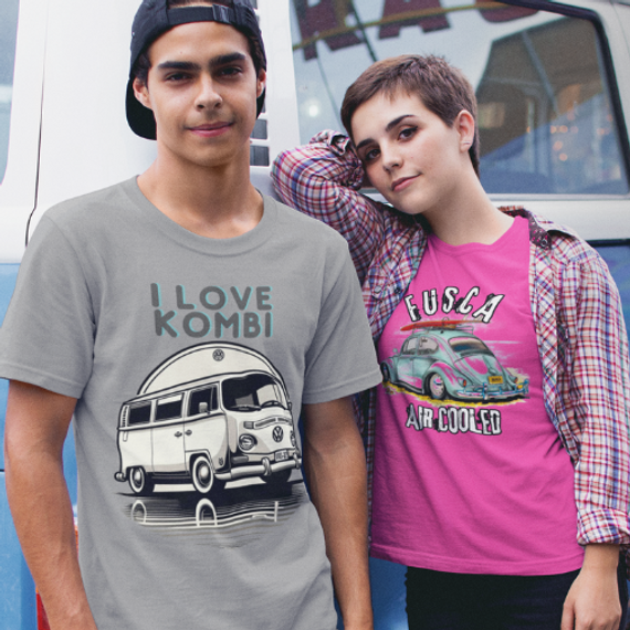 Camiseta I Love Kombi - Unissex