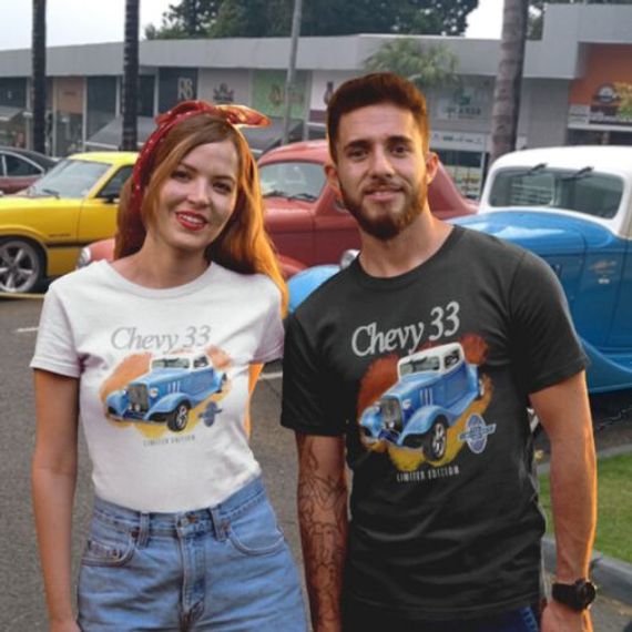 Camiseta Chevy 33 Tribute - Unissex