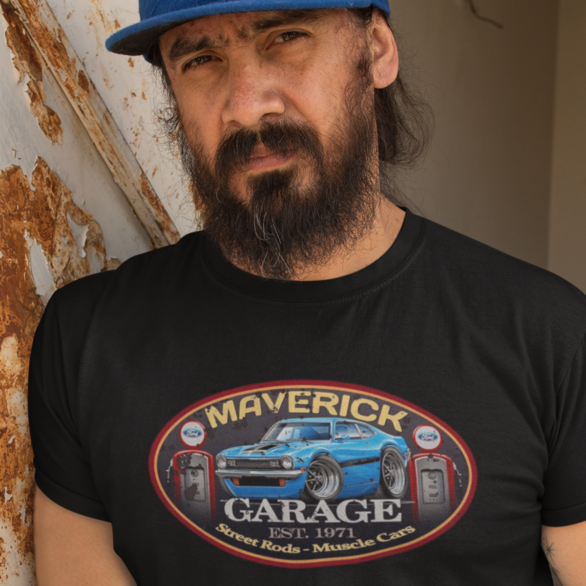 Nome do produto: Camiseta Maverick Garage - Unissex